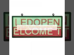 RGB 3D 효과 와이파이 LED 디스플레이 7색 후면 창 메시지 디스플레이