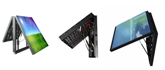 두배는 P6 RGB 옥외 광고 빌보드가 판벽널을 끼운다는 주도하는 경계 표시를 측면을 댔습니다