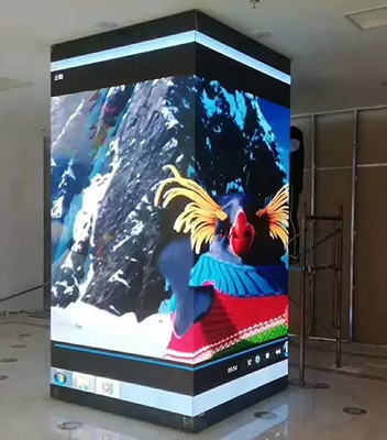 640x480 다이 캐스트 내각 실내 P2.5RGB 4 옆 큰 LED 화면 3840 hz 광고