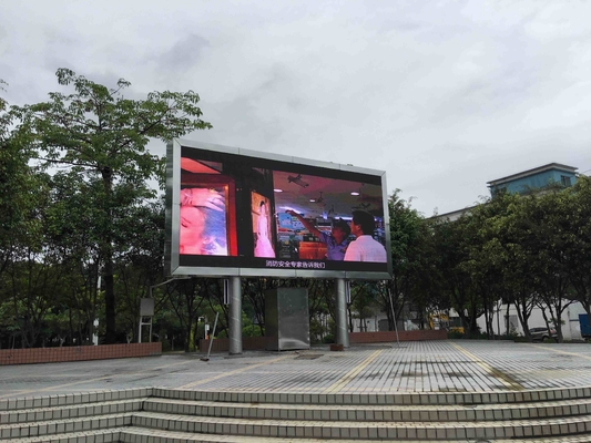 배후 서비스와 고해상도 ROHS PSE 야외 고정된 LED 디스플레이