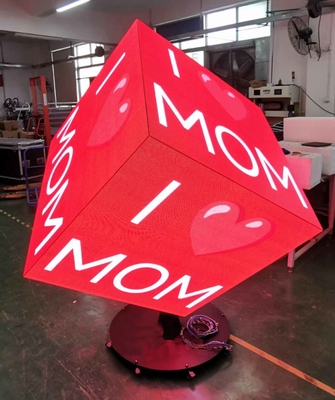 사용자 정의 640x640 LED 큐브 화면 6 면 표시