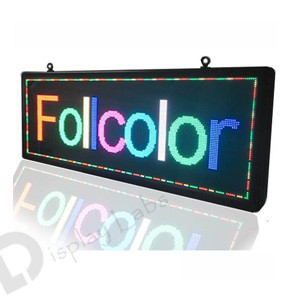 전화 프로그래밍 가능한 LED 프로그래밍 가능한 표시 160*320MM 모듈 LED 스크롤 표시 P10 RGB