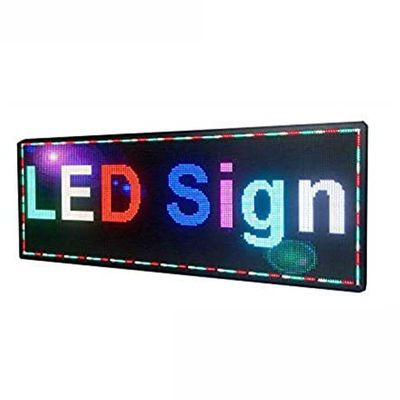 스크롤링 자동차 후방 LED 상품진열 조짐 풀 컬러 프로그램 가능한 RS232 통제