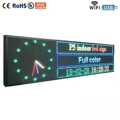 7 색깔 프로그램 가능한 LED 디스플레이 위원회 USB 와이파이 자동차 창 LED 디스플레이