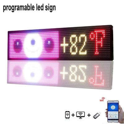 P10 야외 주도하는 메시지 부호, 주도하는 자동차 신호를 스크롤링하는 52x14inch