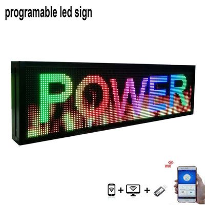 P10 P5 RGB 풀 컬러는 숍 윈도우 광고를 위한 상품진열 신호를 이끌었습니다