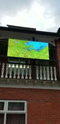 알루미늄 내각과 192x192dots 야외 디지털 표시 신호 5 밀리미터 화소 피치