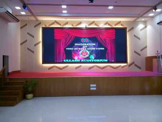 128*256mm 실내 고정된 LED 화면, P2RGB HD LED 비디오 월