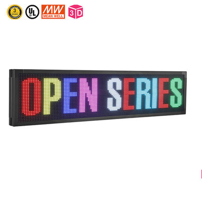 7 색깔있는 프로그램 가능한 스크롤링 LED 신호 10 밀리미터 와이파이 프로그램 가능하 LED 신호