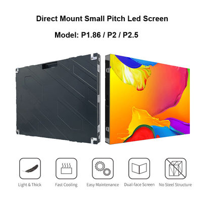 P2 앞 서비스 led 전시, RGB LED 비디오 월 160000 도트
