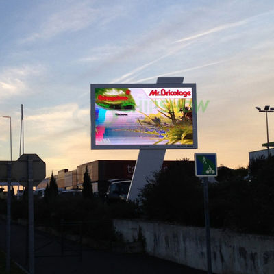 5500 알 야외 LED 광고 방송 디스플레이, 야외인 P6 LED 벽 화면 디스플레이