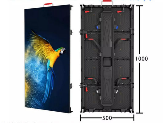 P4.81 야외 임대 주도하는 스크린 500mm*500mm 다이 캐스트 알루미늄