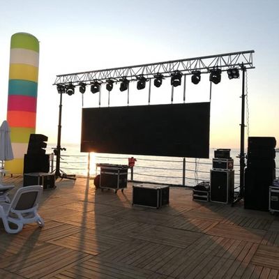 P4.81 야외 임대 주도하는 스크린 500mm*500mm 다이 캐스트 알루미늄