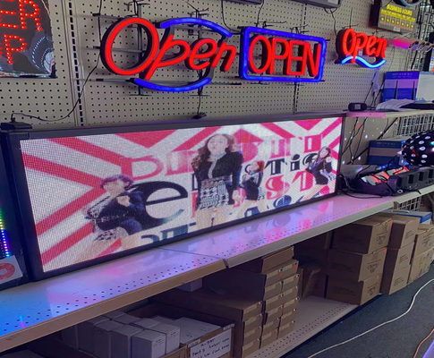 알루미늄 케이스를 가진 P6 영상 스크린 SMD3535 옥외 디지털 방식으로 LED 표시