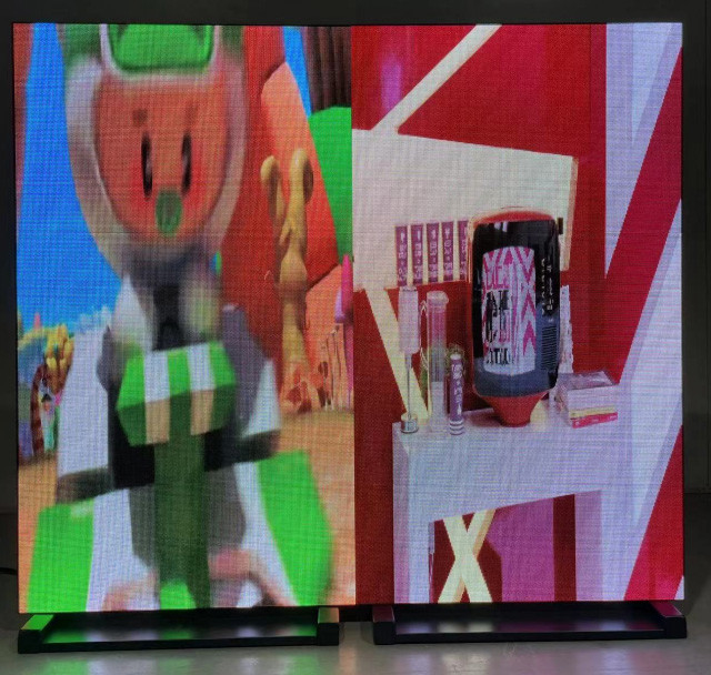 풀 컬러 후방 윈도우는 디스플레이에게 P3 RGB 프로그램 가능한 광고판을 보내게 했습니다