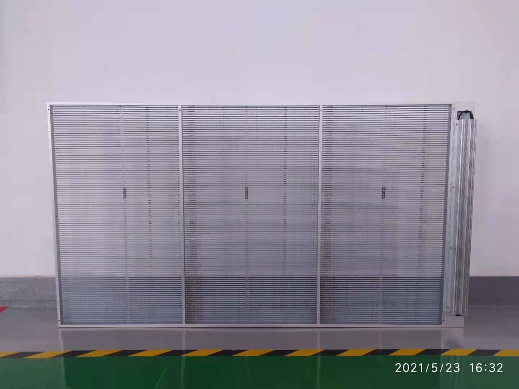 고 휘도와 투명한 주도하는 스크린이 통과하여 유리 입구를 위해 이끌리는 것을 보는 측창 채광 P3.91-7.8